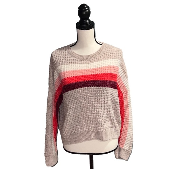 Express- Red and pink sweater - Picture 1 of 6